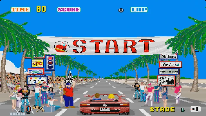 Out Run game 1986
