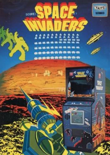Space invaders arcade game